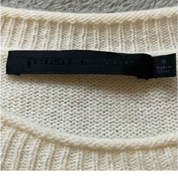 Jenni Kayne Everyday Sweater Wool Cashmere Blend Size S Quiet Luxury Old Money - Picture 6 of 9
